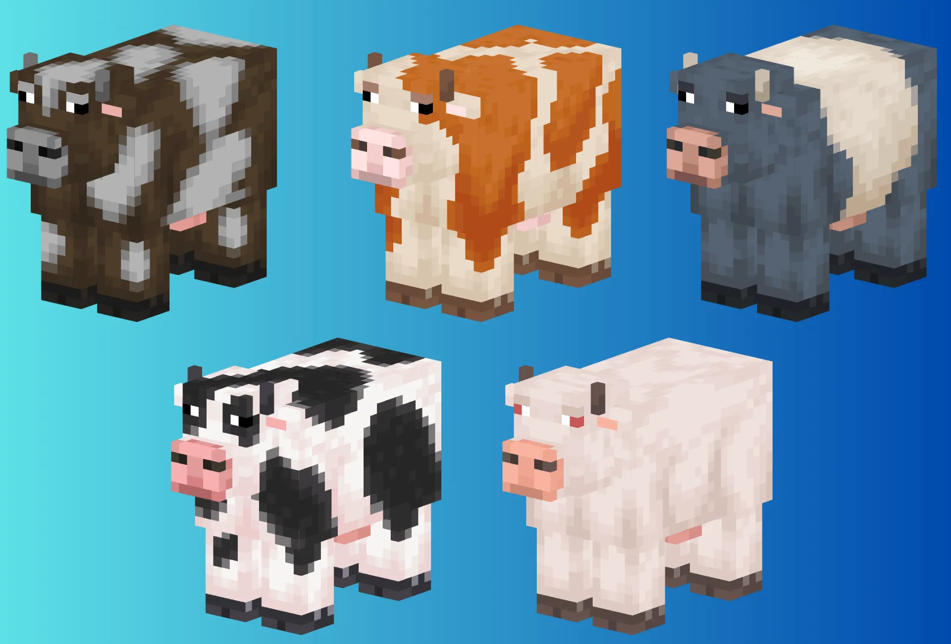 Изображение 1 ресурспака Prettier Cows