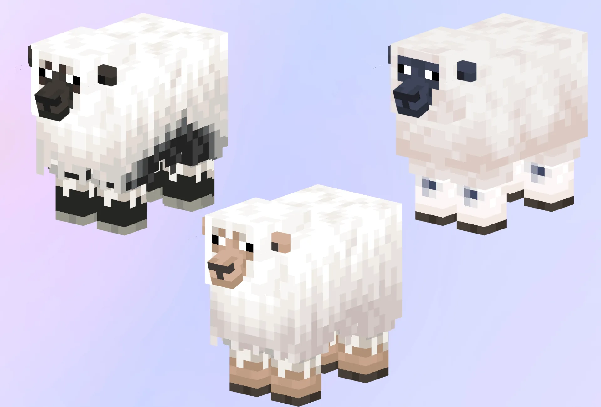 Изображение 2 ресурспака Prettier Sheep