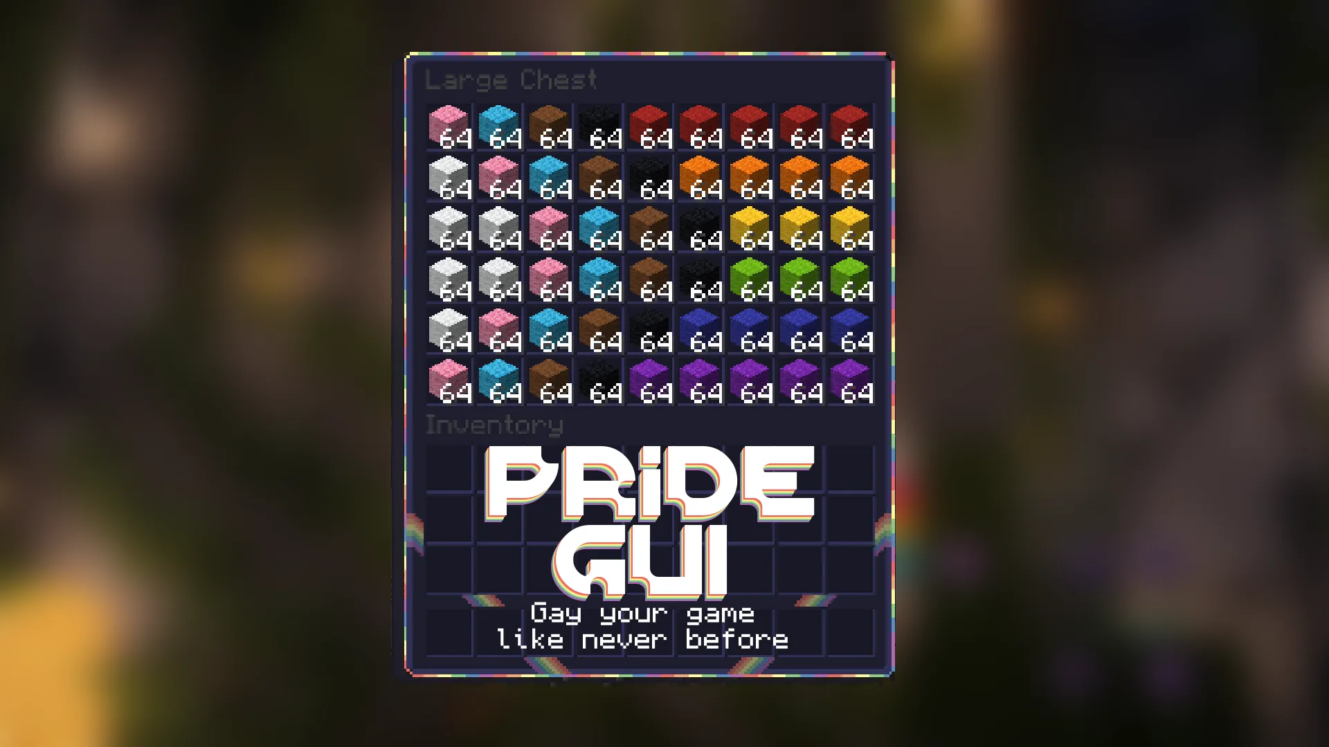 Изображение 2 ресурспака Pride GUI