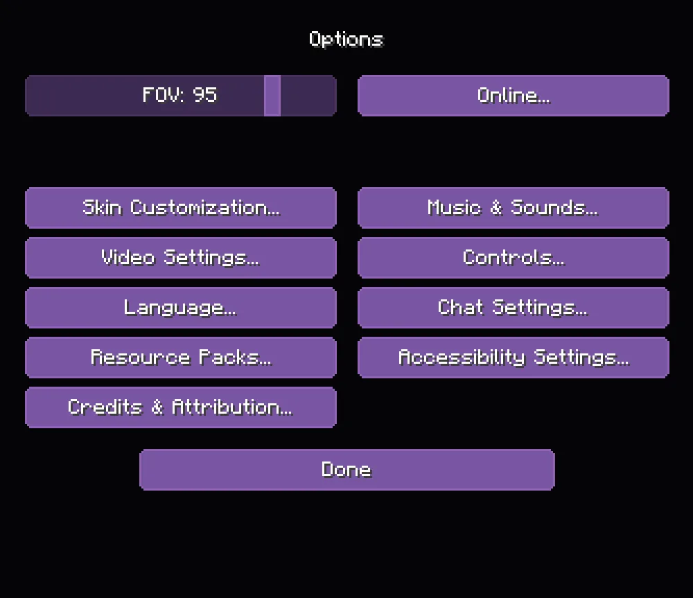 Изображение 3 ресурспака Purple GUI