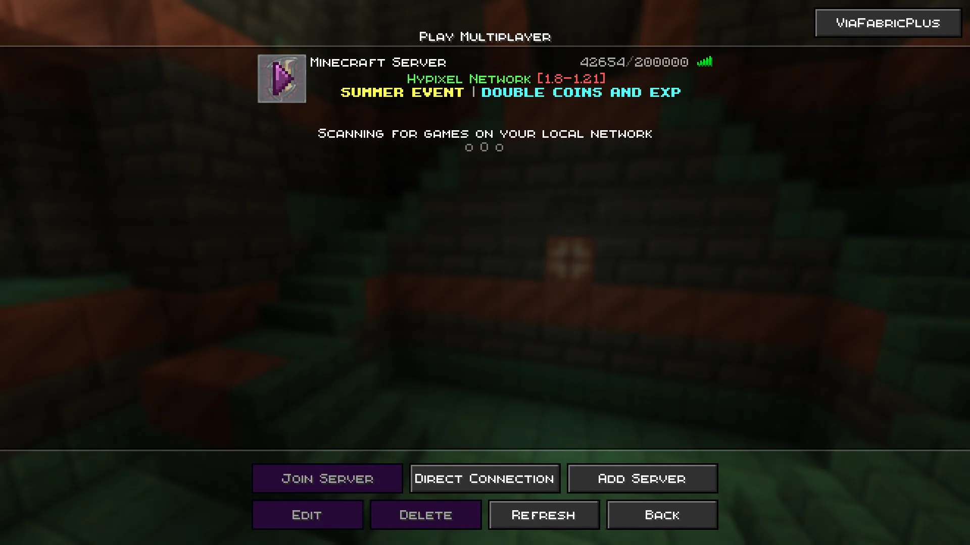 Изображение 1 ресурспака Purplefied GUI