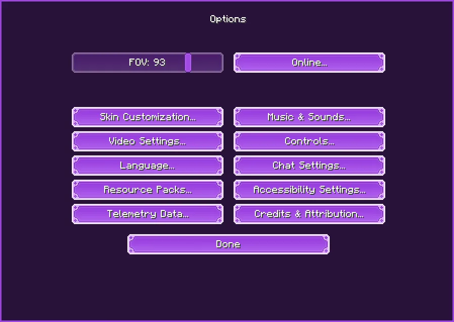 Изображение 4 ресурспака Purple GUI