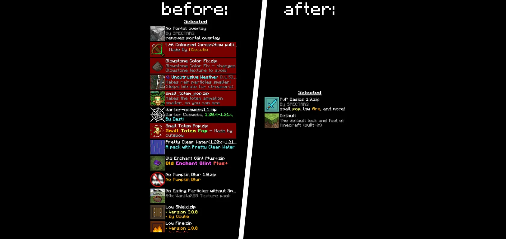 Изображение 1 ресурспака PvP Basics