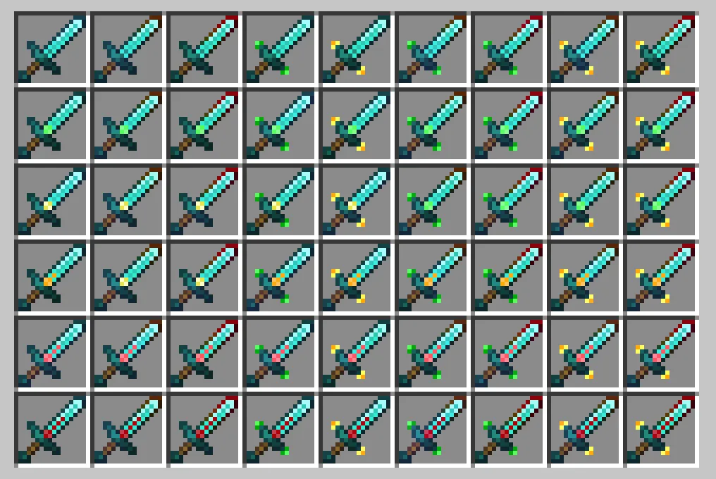 Изображение 1 ресурспака LeoTweaks PVP Enchantments