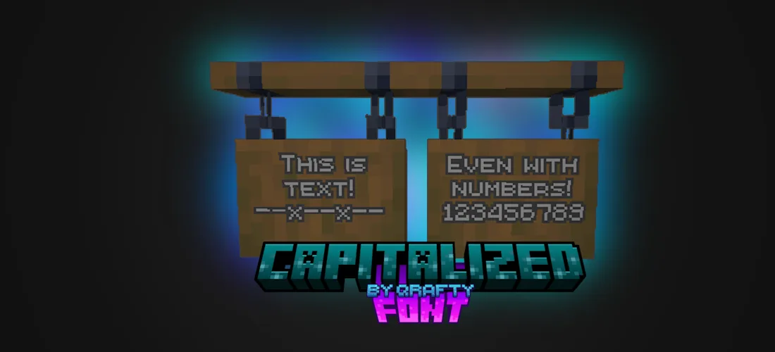 qrafty's Capitalized Font