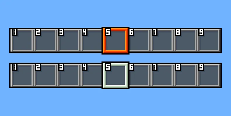 railgun's Numbered Hotbar