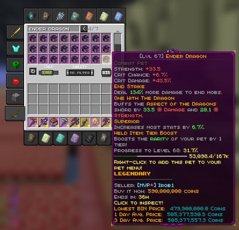 Rarity Tooltips For Hypixel SkyBlock