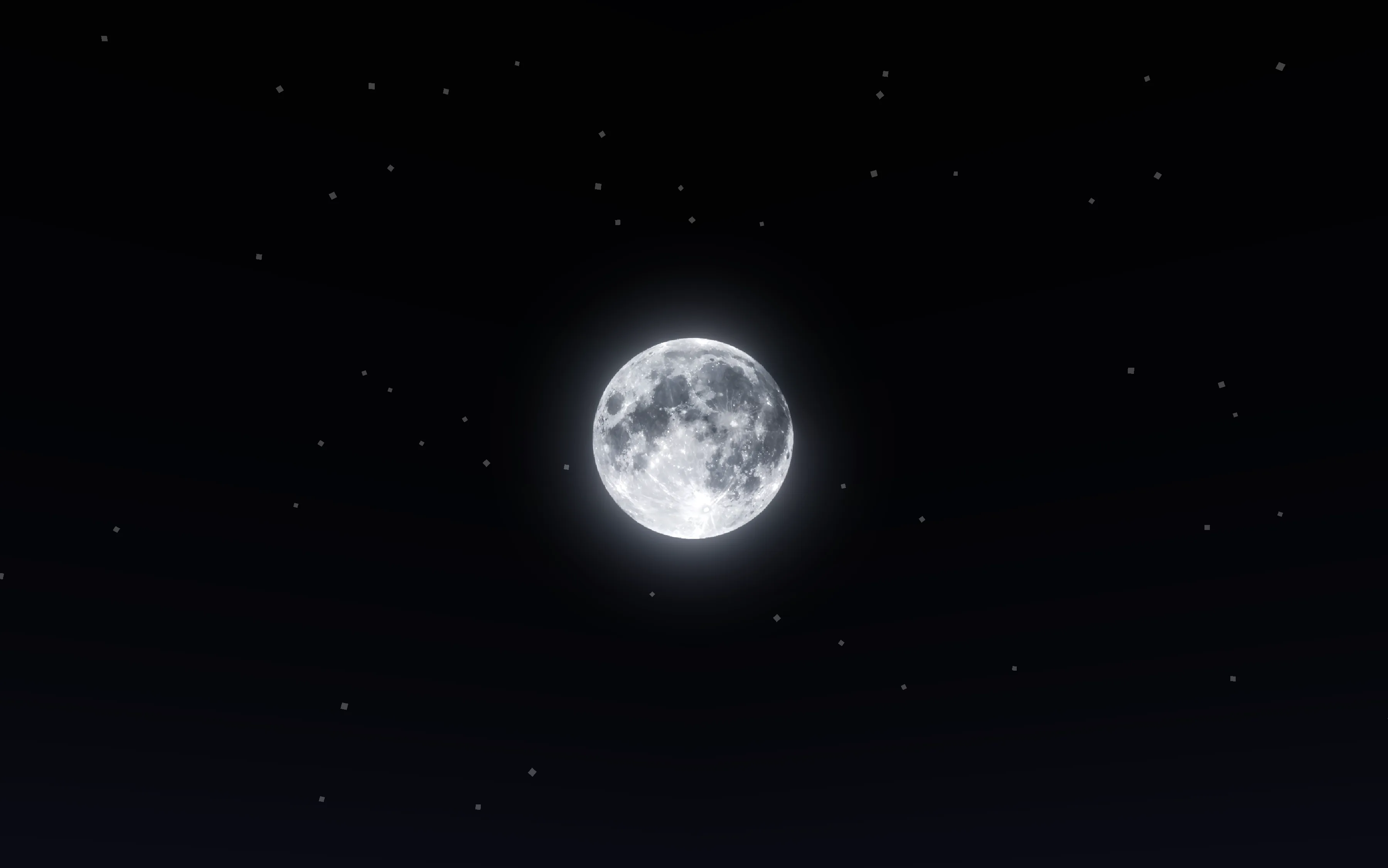 Realistic Sun and Moon