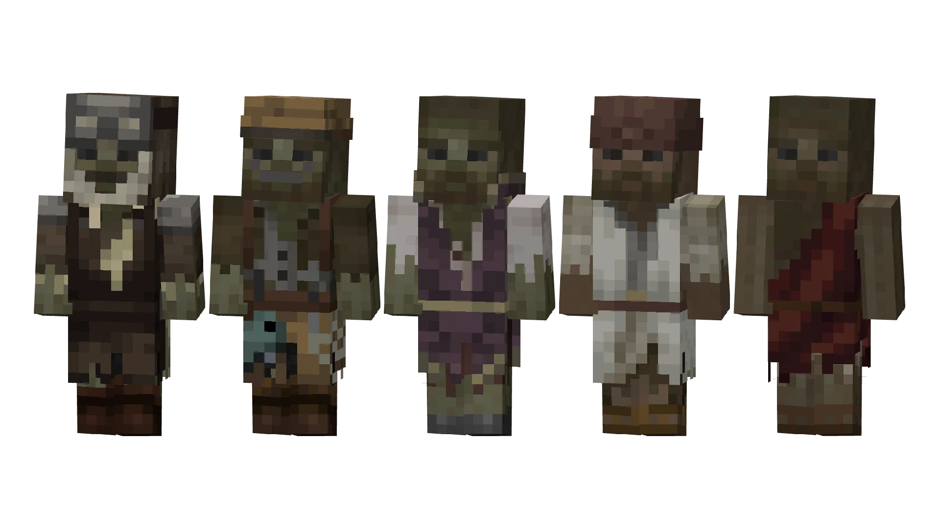 Изображение 2 ресурспака Realistic Villagers