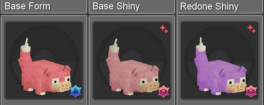 Изображение 2 ресурспака Cobblemon: Redone Shinies