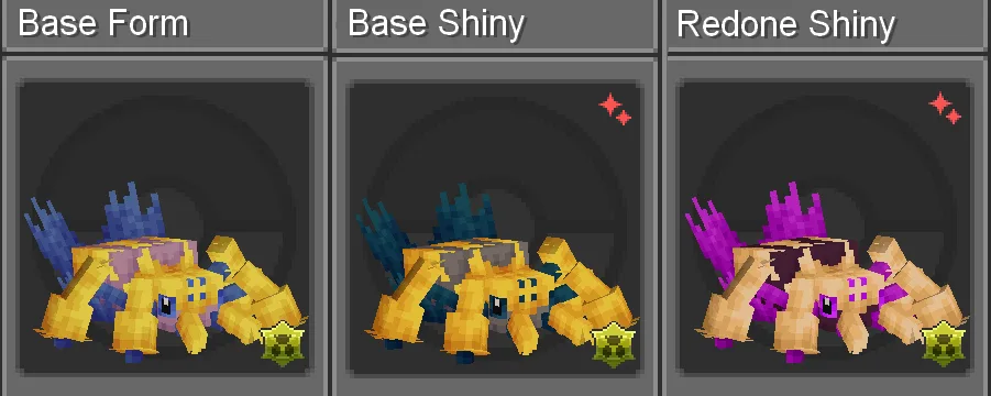 Изображение 5 ресурспака Cobblemon: Redone Shinies