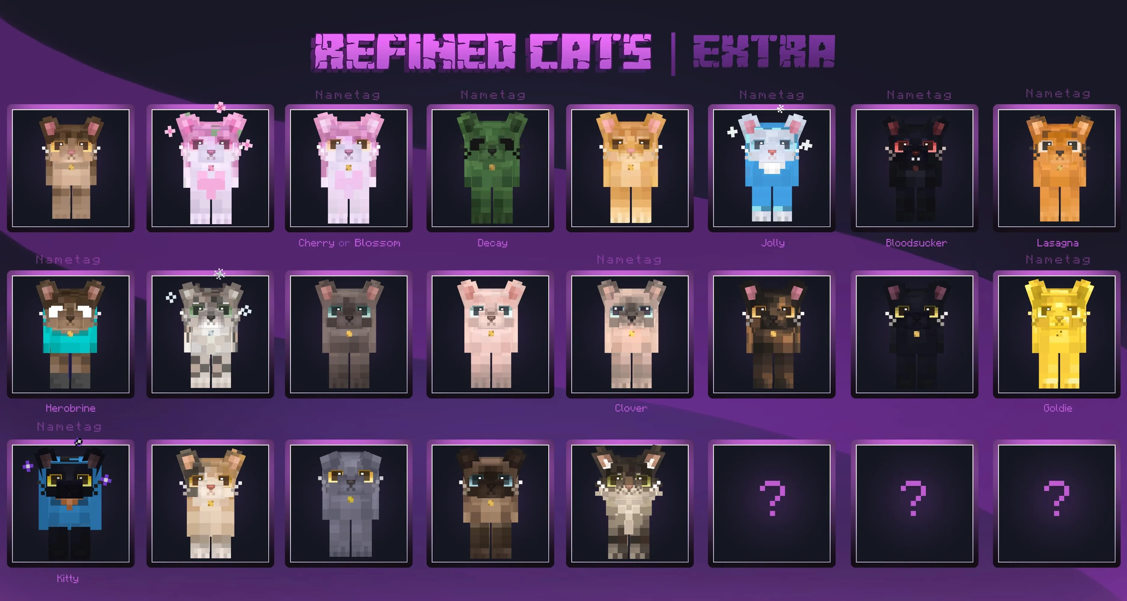 Изображение 2 ресурспака Refined Cats