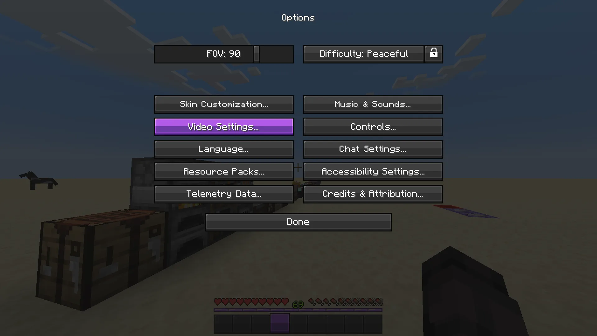 Изображение 3 ресурспака Reimagined GUI (Dark&Purple)