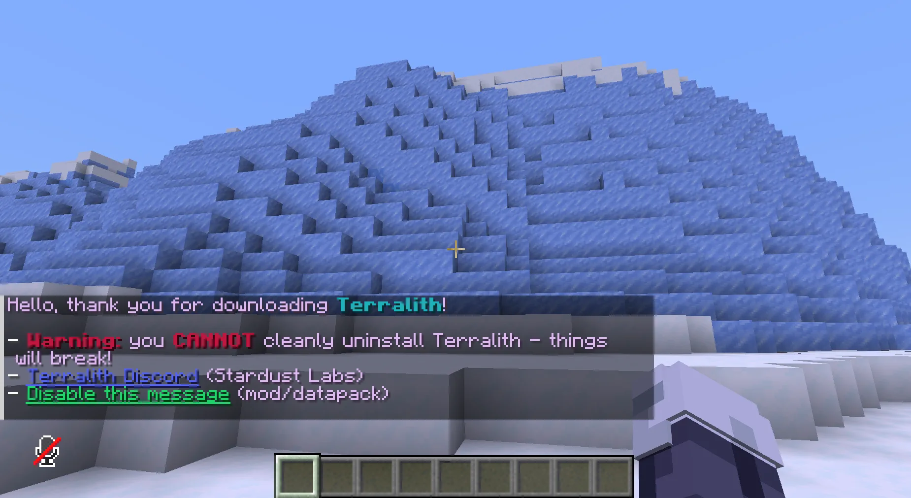 Remove Stardust Labs Intro Message