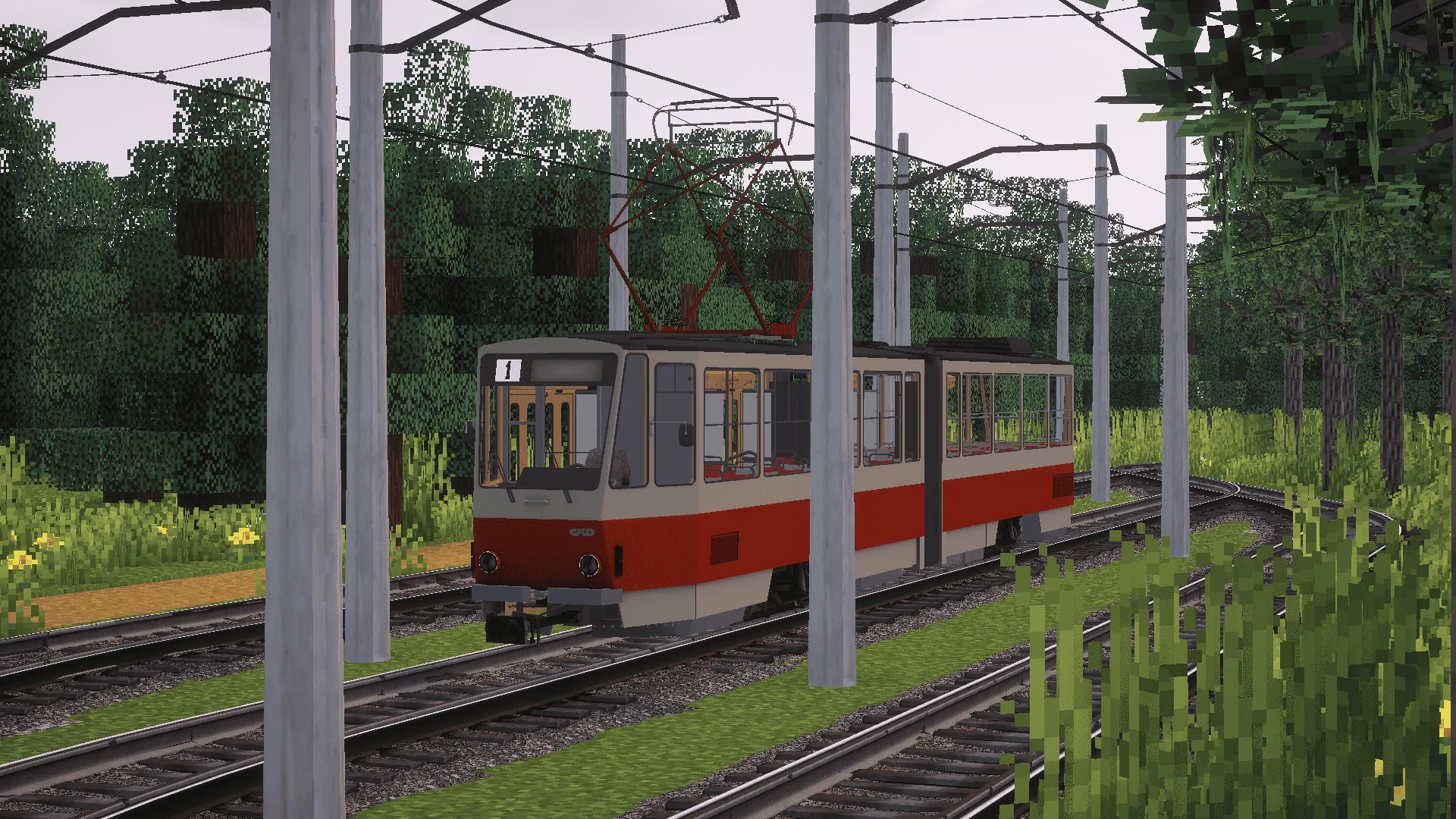 Изображение 2 ресурспака [MTR/NTE] Retro Tram pack