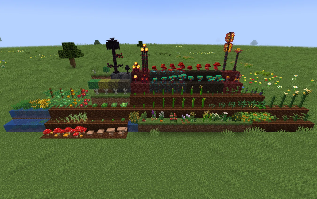 REVIVED Farmer's Delight crops 3D