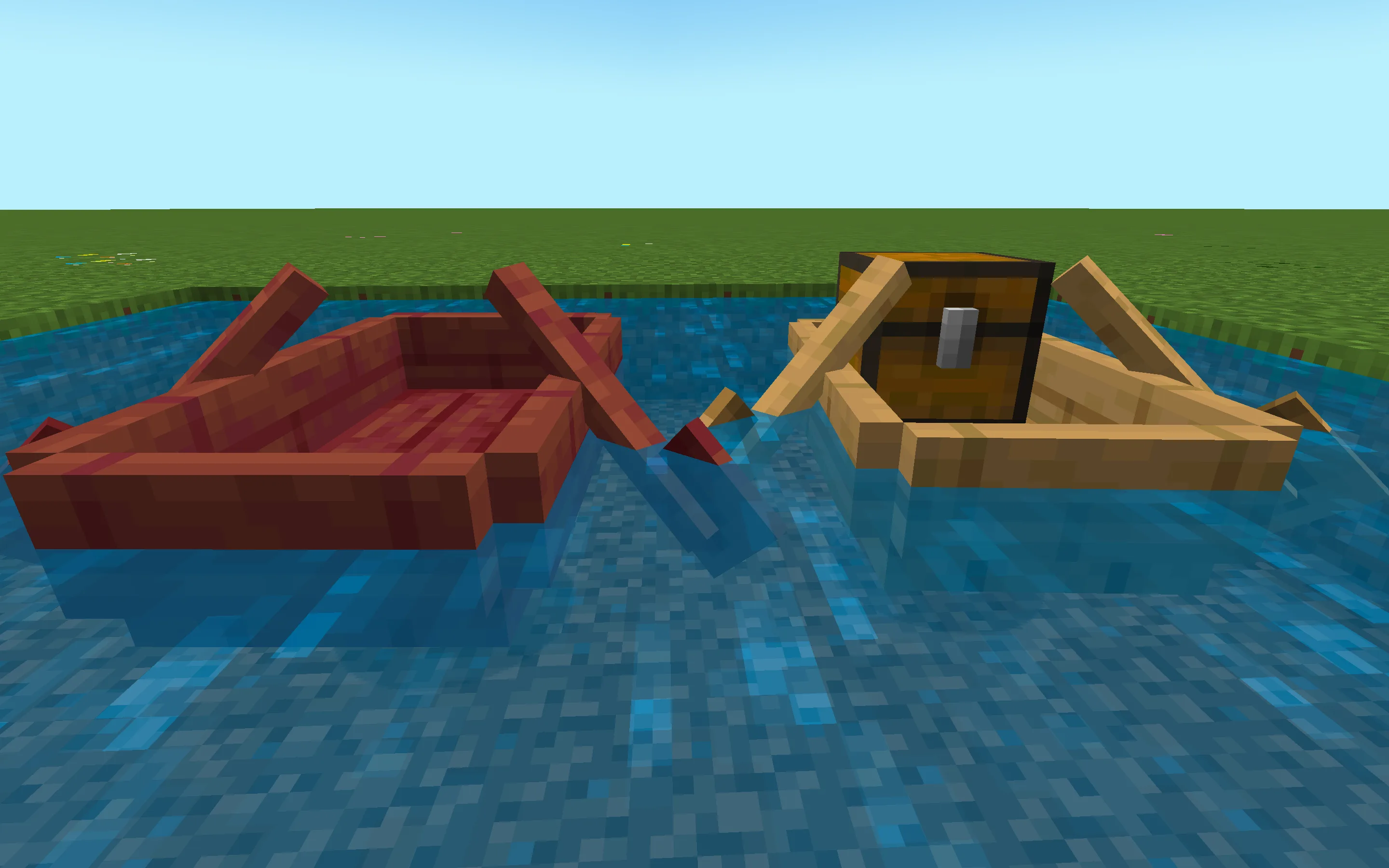Изображение 2 ресурспака Rocking Boats (Optifine/CEM)