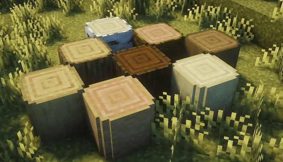 Изображение 1 ресурспака Round Logs - Heycronus