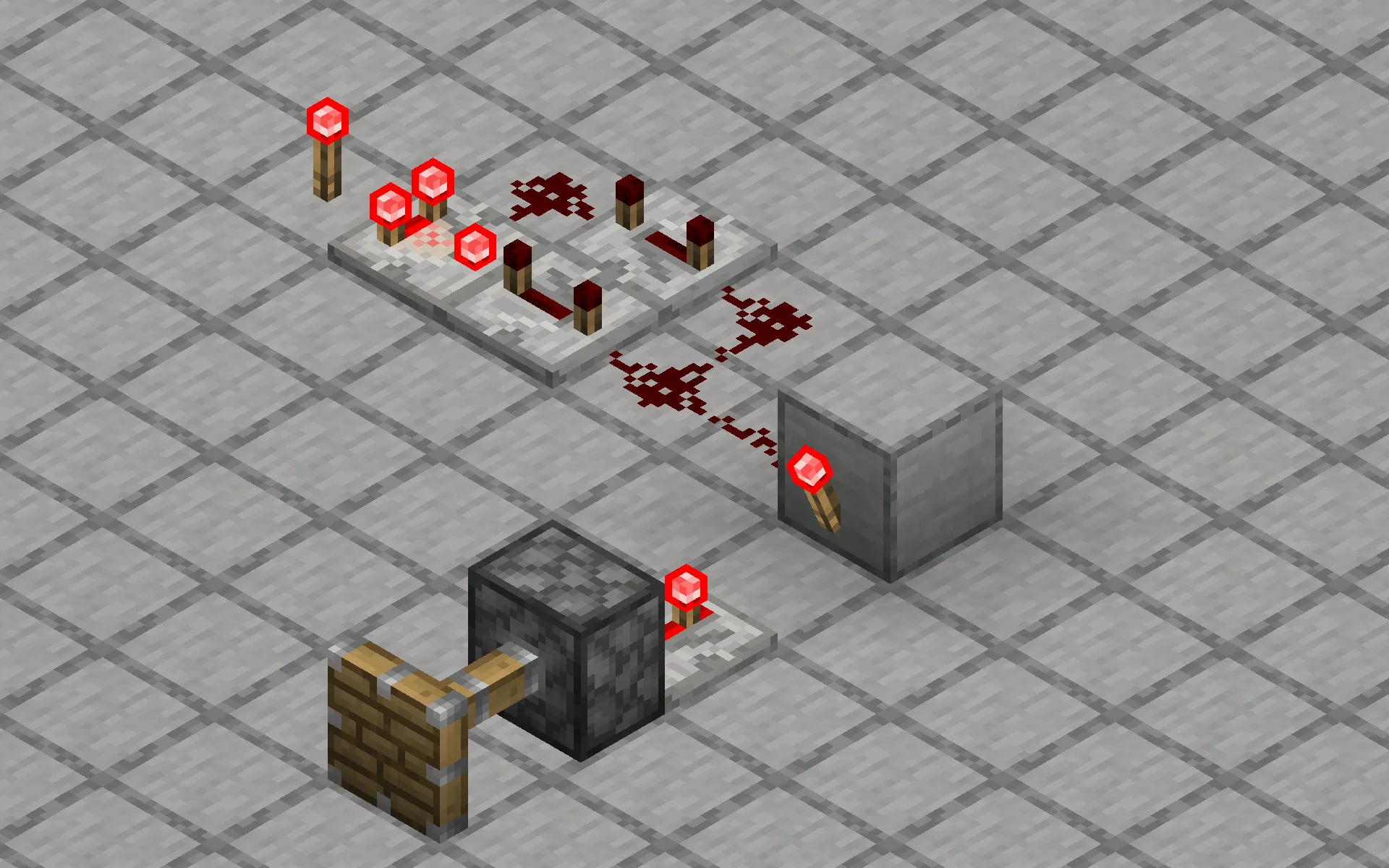 Изображение 1 ресурспака Redstone Torch Backport Supporter