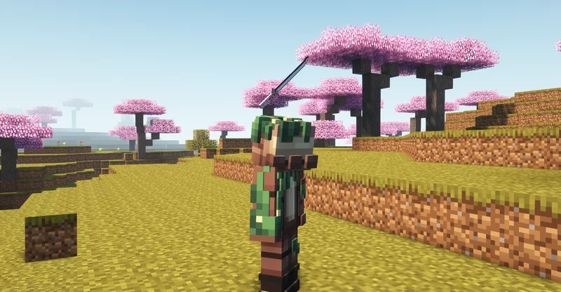 Изображение 2 ресурспака Overgrown's Sakura Sword