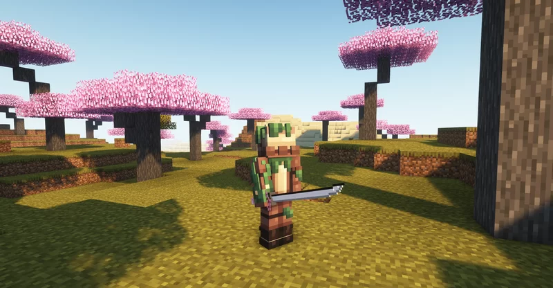 Изображение 3 ресурспака Overgrown's Sakura Sword