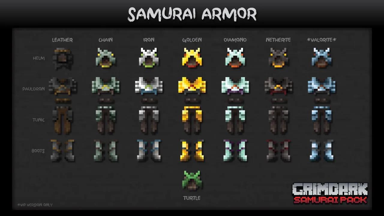 Изображение 2 ресурспака Grimdark Samurai Pack