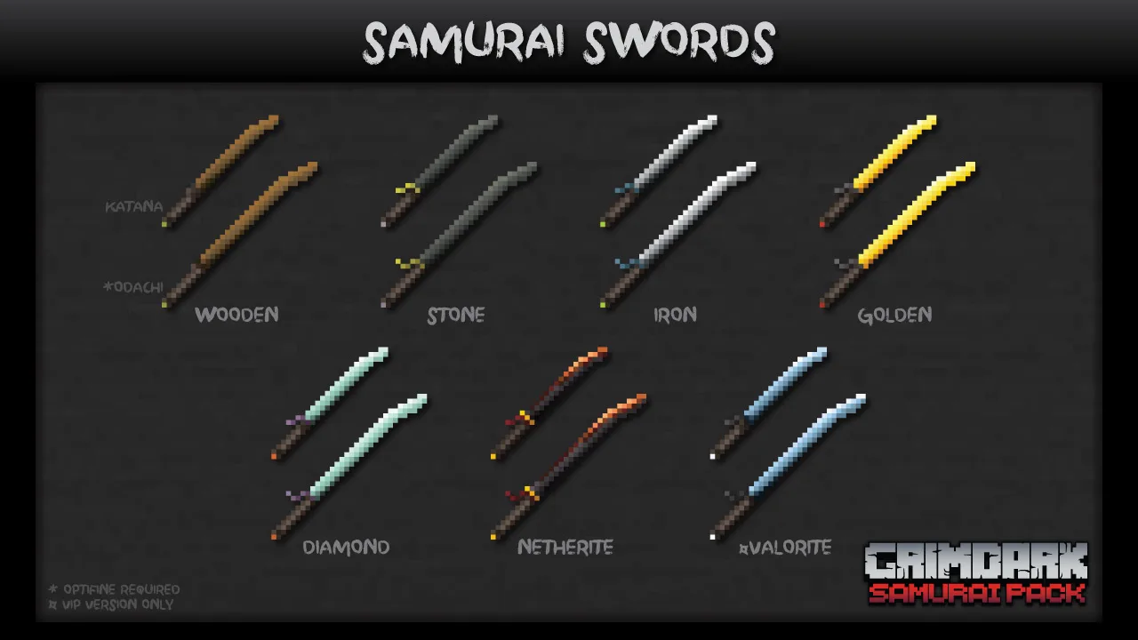 Изображение 3 ресурспака Grimdark Samurai Pack
