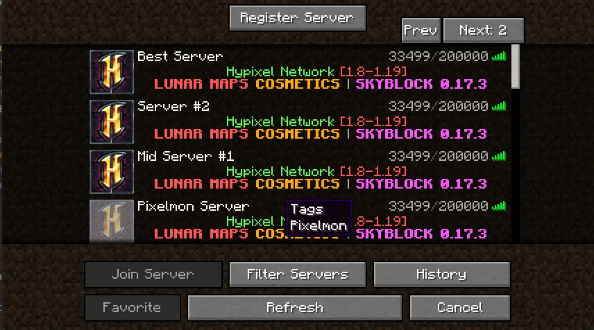 Server Browser