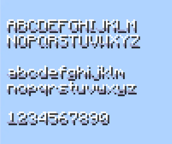 Shaded Font