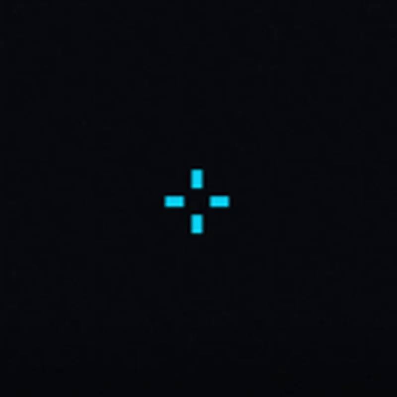 Simple Crosshair (Blue)