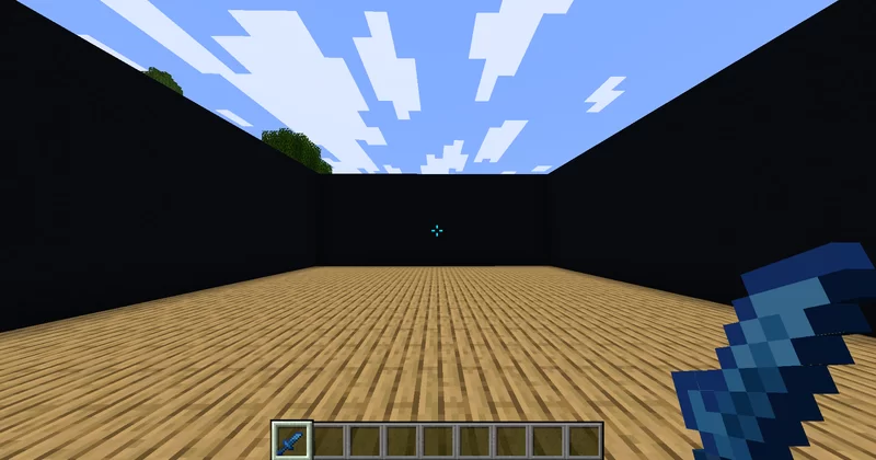 Изображение 2 ресурспака Simple Crosshair (Blue)