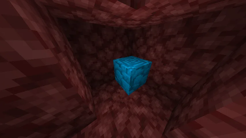 Изображение 2 ресурспака Simple Outlined Ores - Blue Netherite Edition