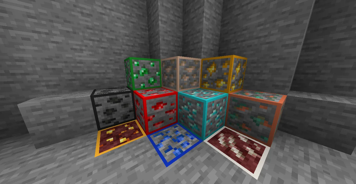 Simple Outlined Ores
