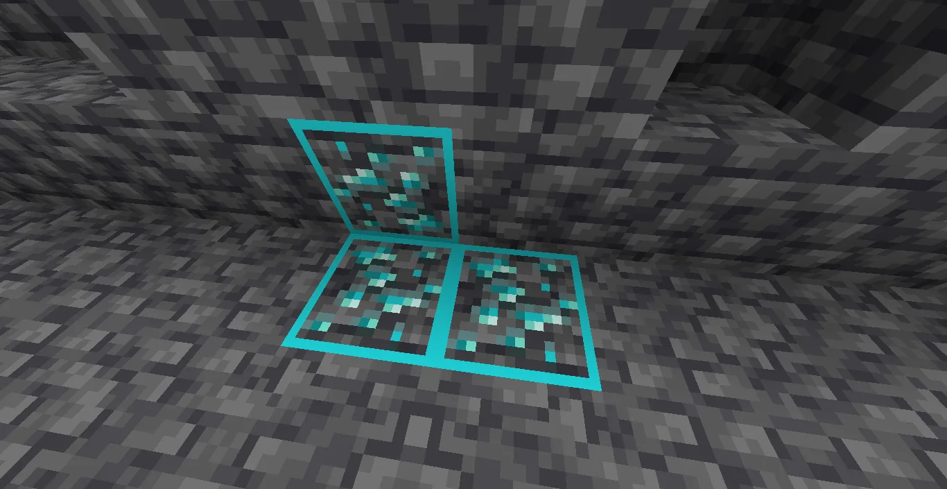 Изображение 3 ресурспака Simple Outlined Ores