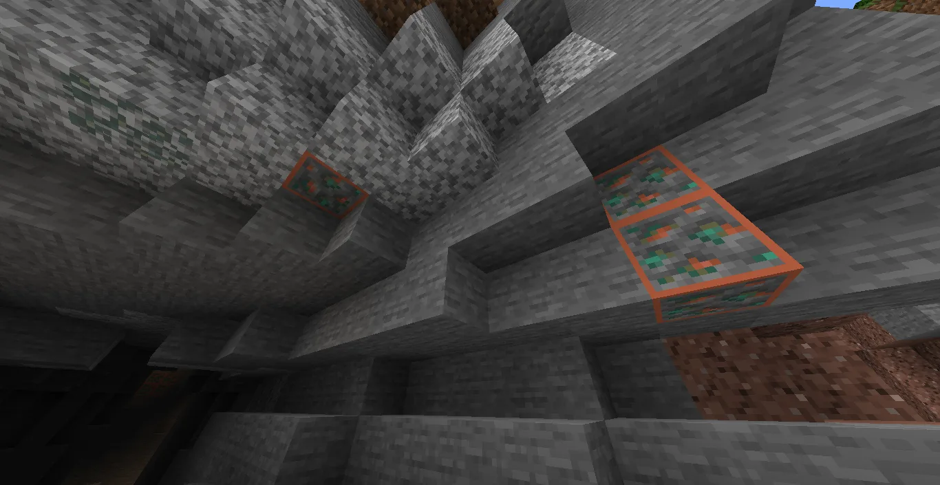 Изображение 5 ресурспака Simple Outlined Ores