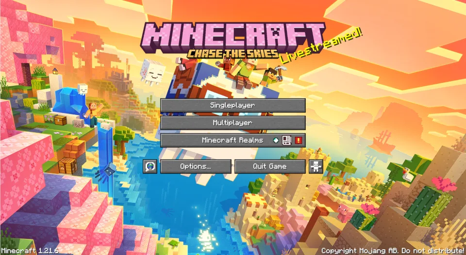 Изображение 3 ресурспака Sky's Title Screen