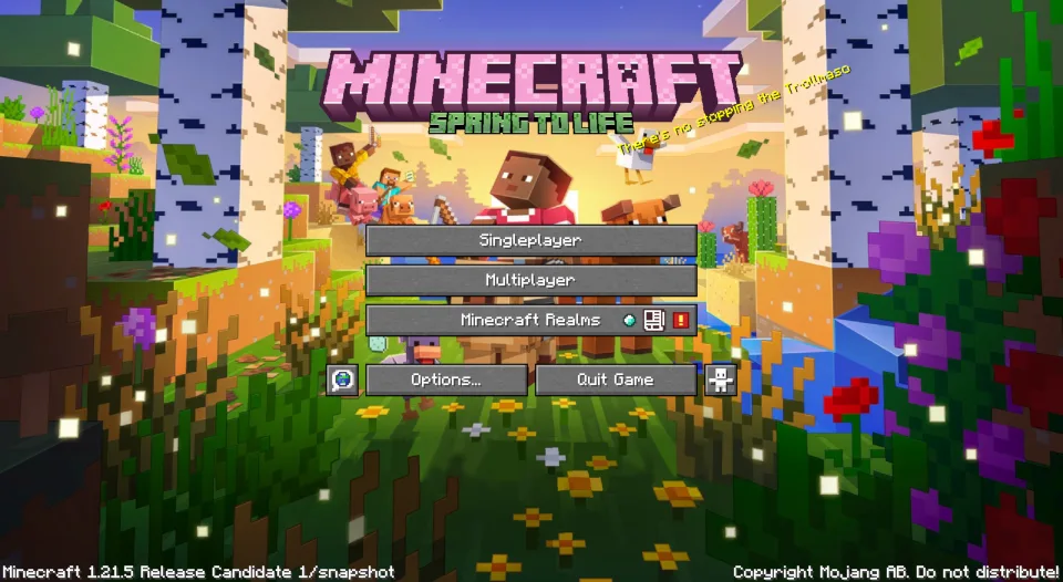 Изображение 4 ресурспака Sky's Title Screen