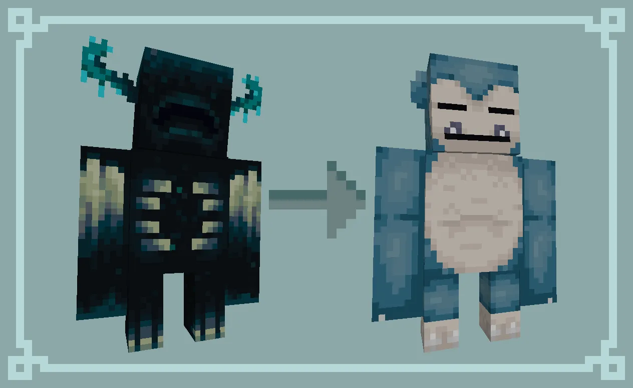 Изображение 2 ресурспака Warden to Snorlax