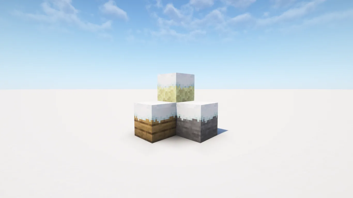 Изображение 1 ресурспака Snow Side Texture