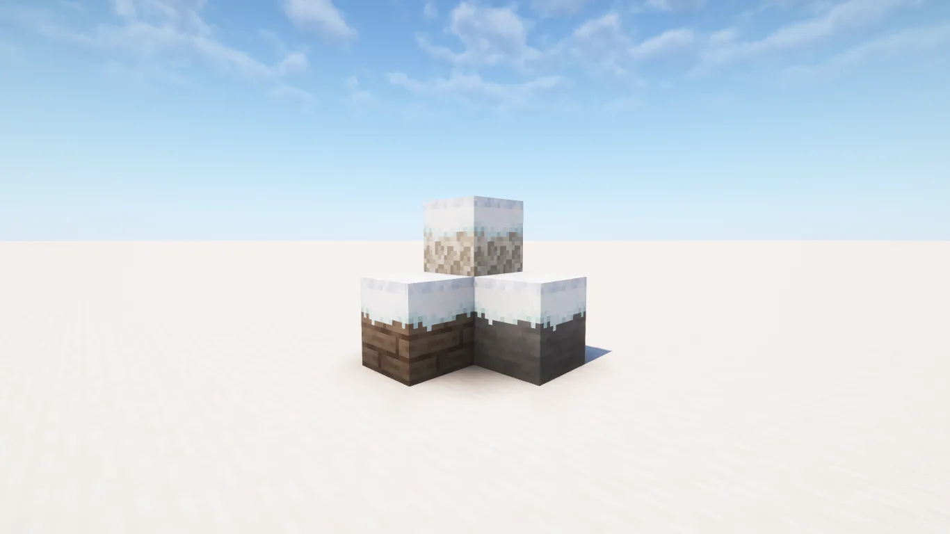 Изображение 2 ресурспака Snow Side Texture