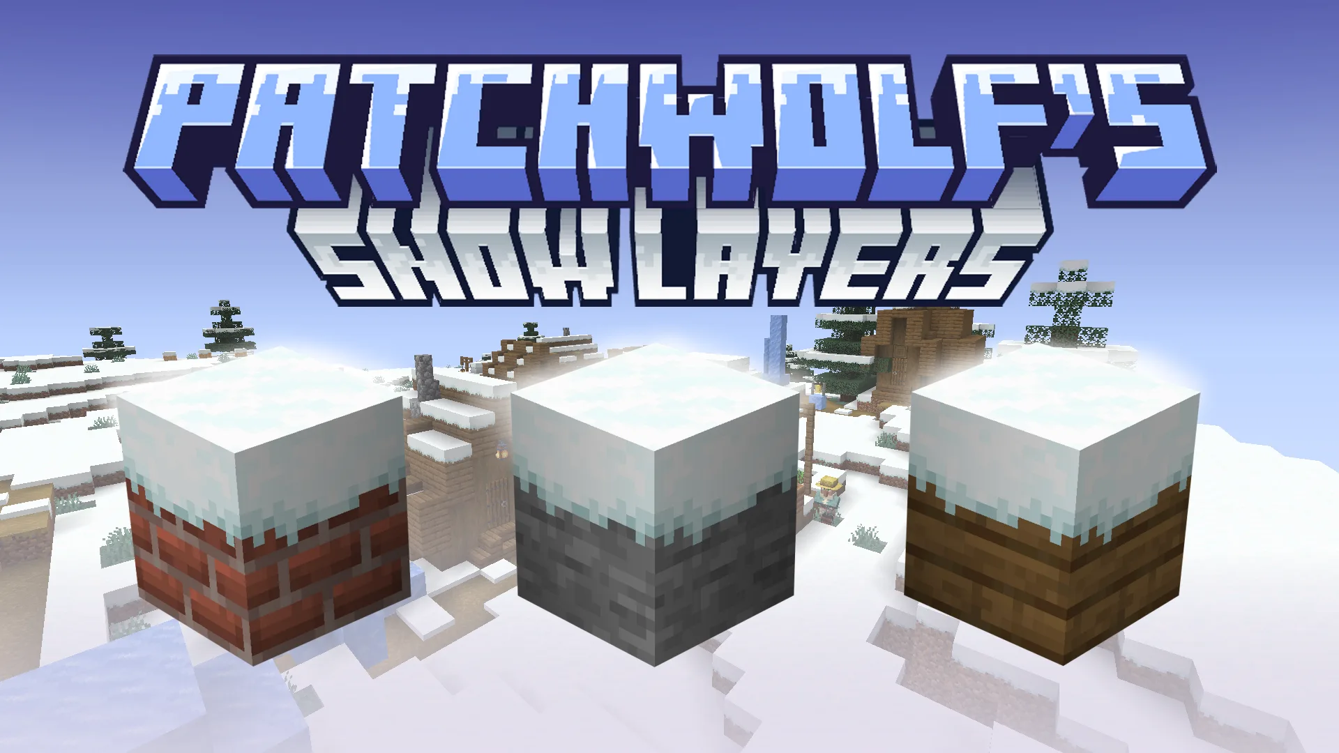 Изображение 1 ресурспака Snowier Snow Layers!