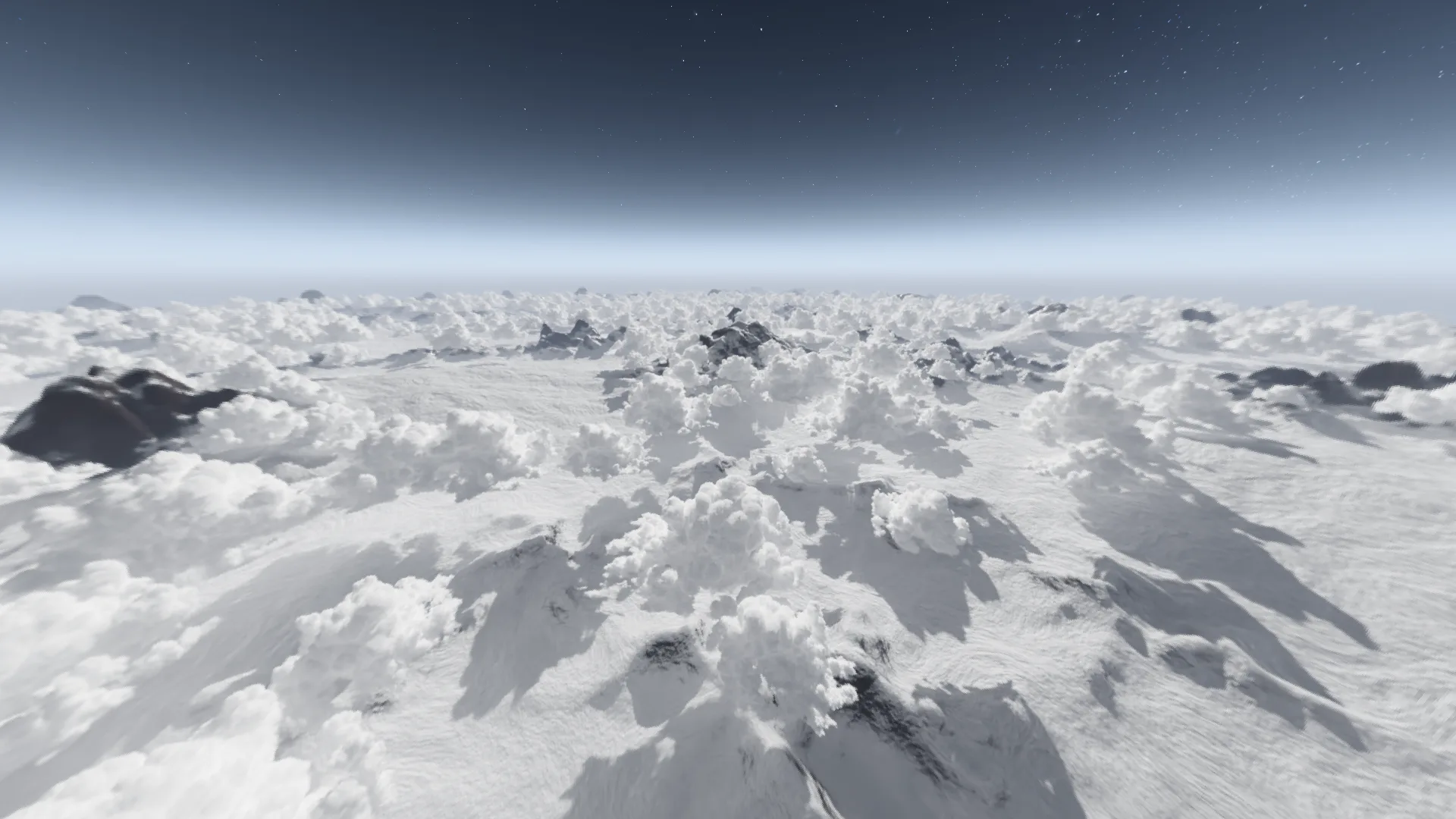 Изображение 2 ресурспака Snowy Mountains Sky