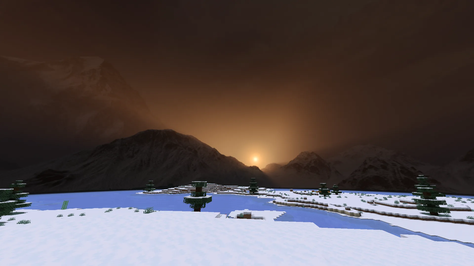 Изображение 3 ресурспака Snowy Mountains Sky