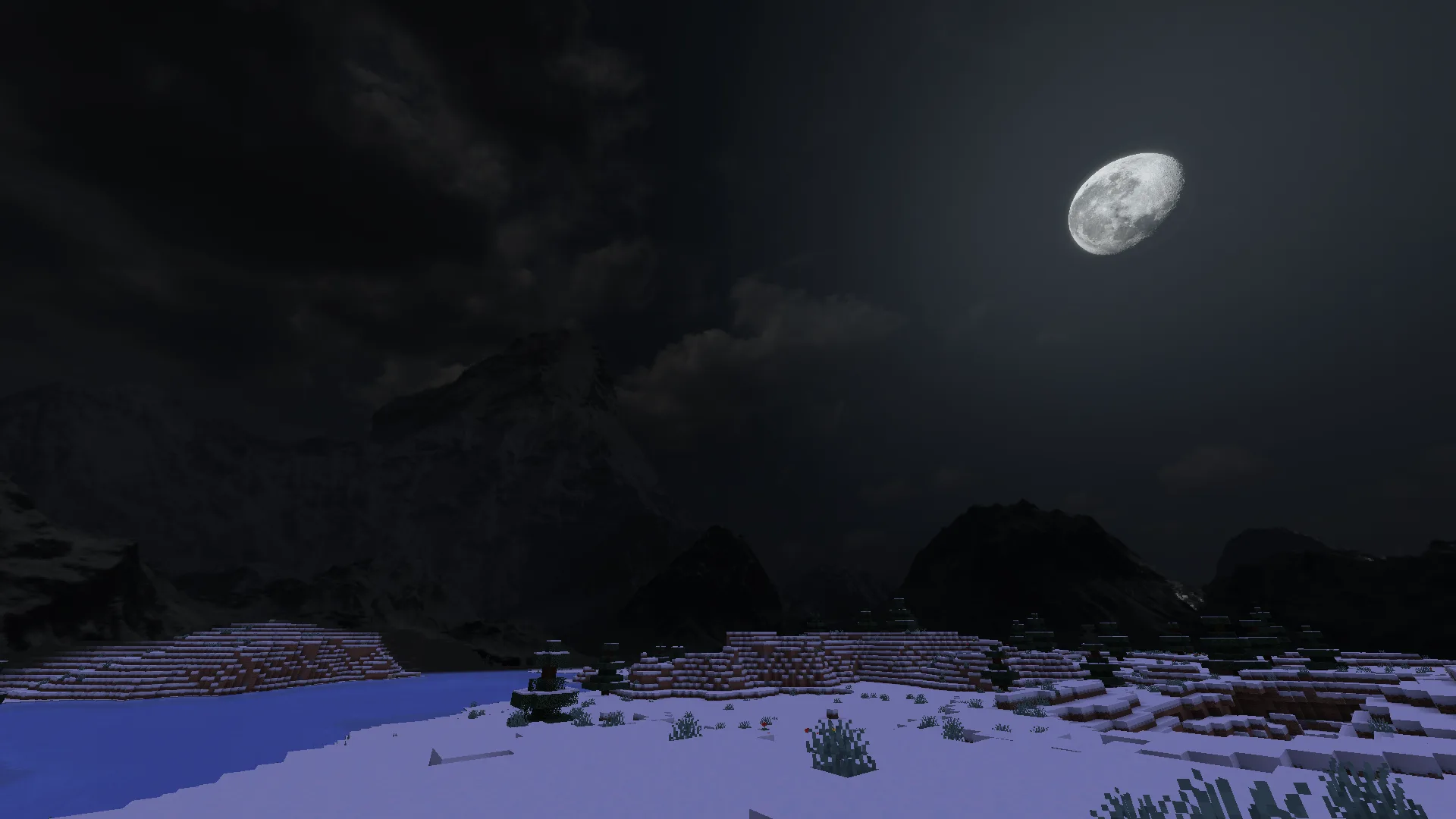 Изображение 5 ресурспака Snowy Mountains Sky