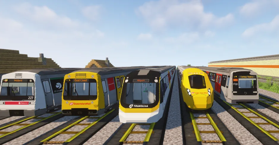 Изображение 2 ресурспака [MTR3/4]Soodari's Retextured Trains