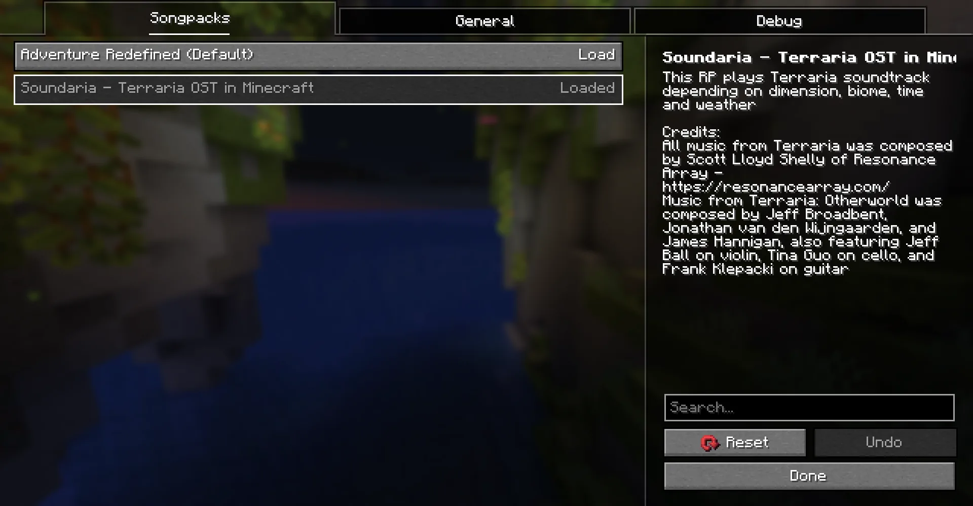 Изображение 2 ресурспака Soundaria - Terraria Soundtrack (Reactive Music songpack)