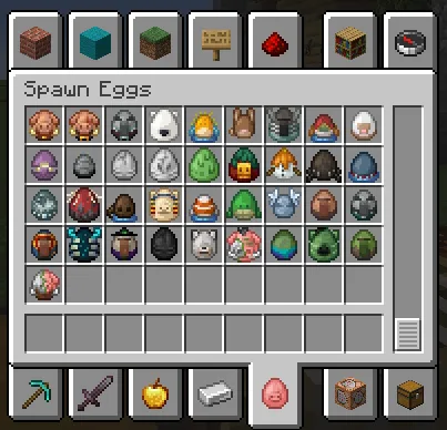 Изображение 2 ресурспака Spawn Egg Backport