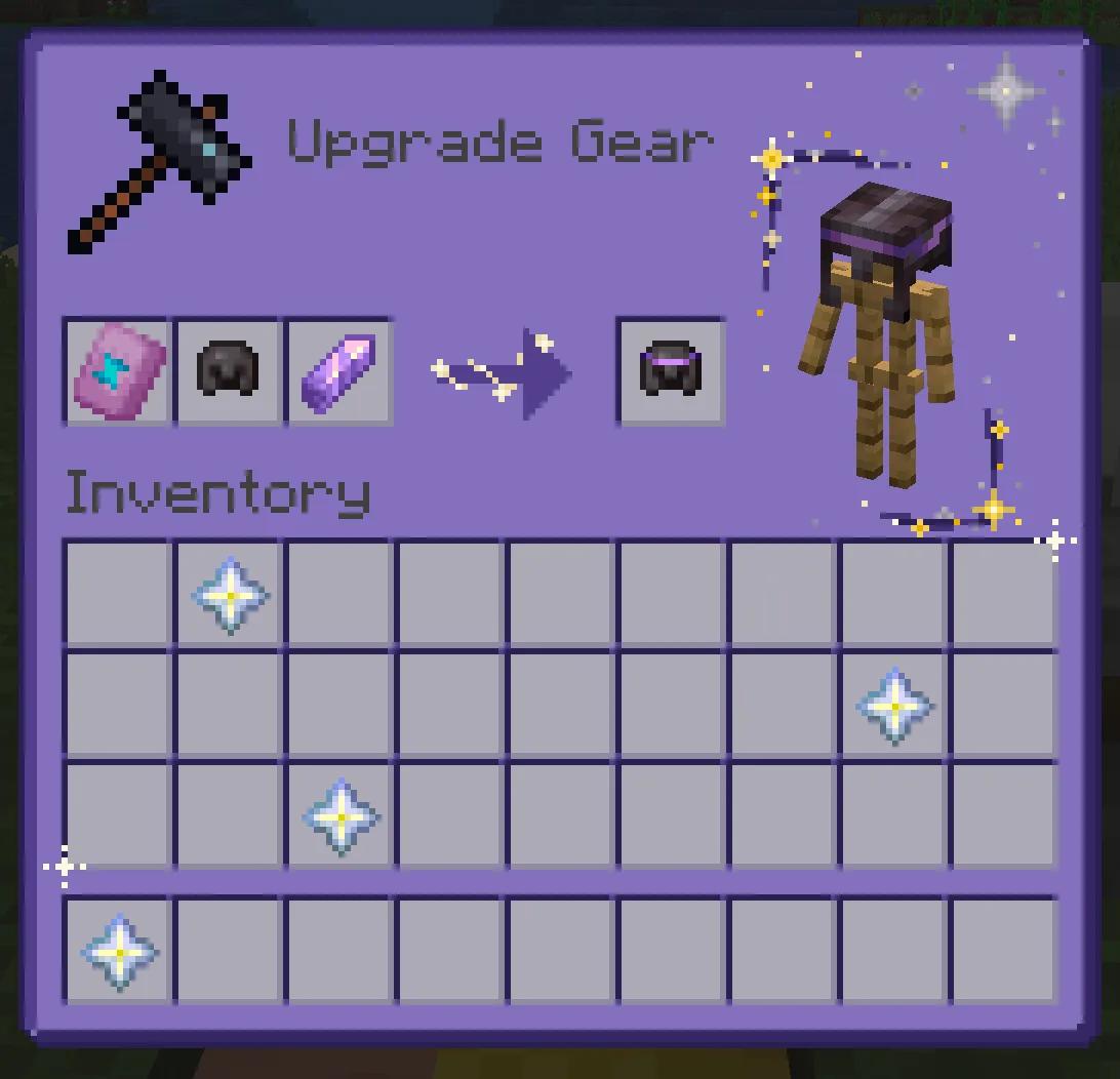 Изображение 5 ресурспака Starry GUI and Hotbar ✨