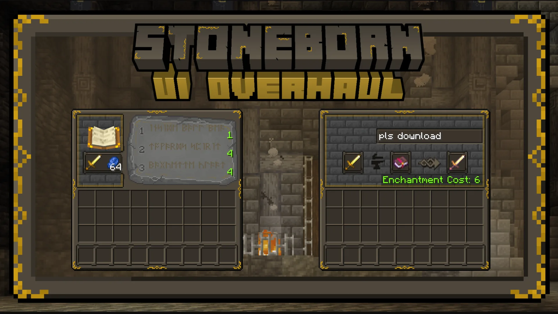 Изображение 5 ресурспака STONEBORN UI Overhaul