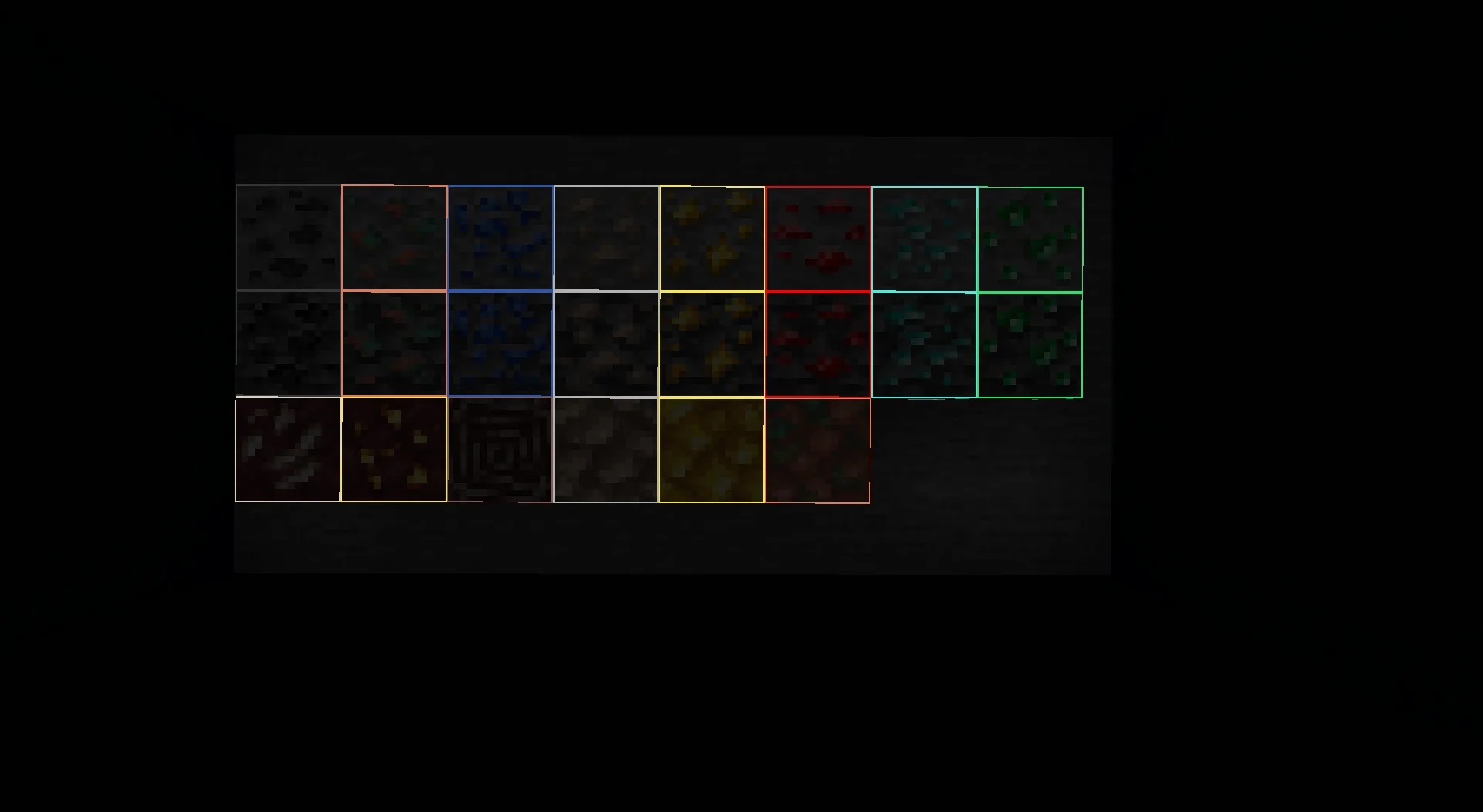 Subtly Glowing Ores